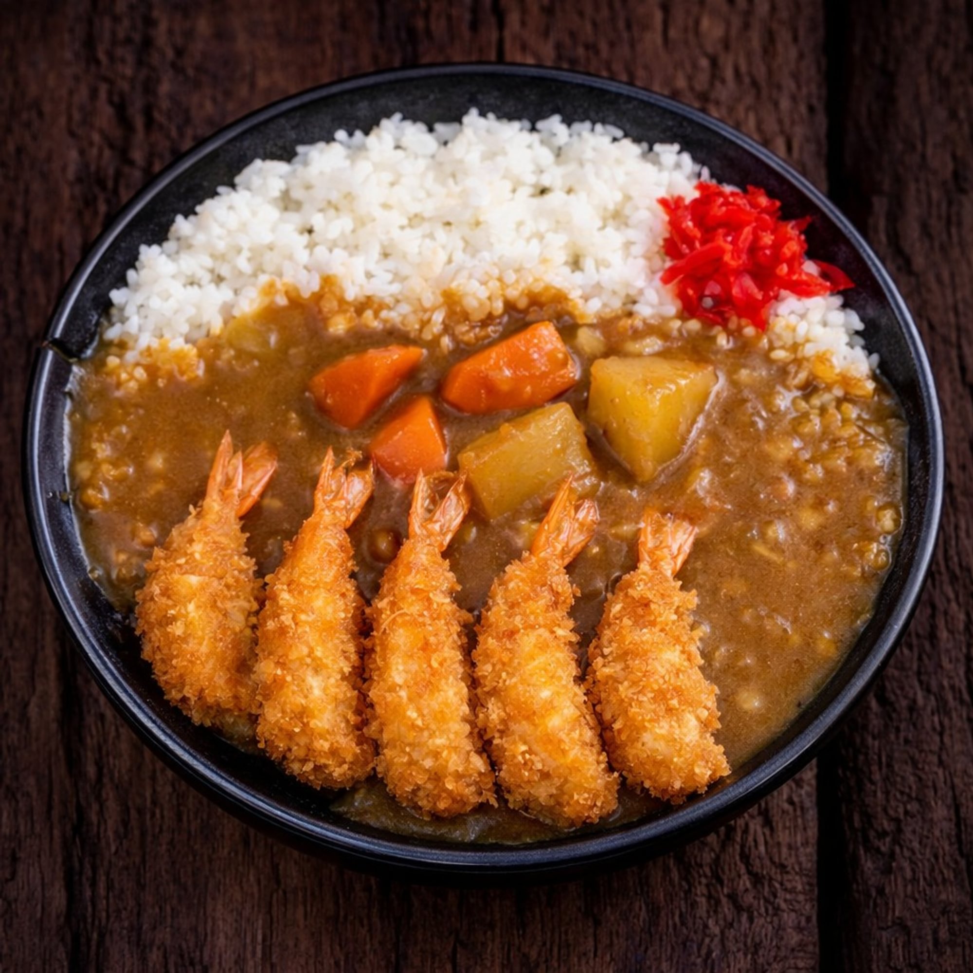 Shrimp Katsu Curry Rice