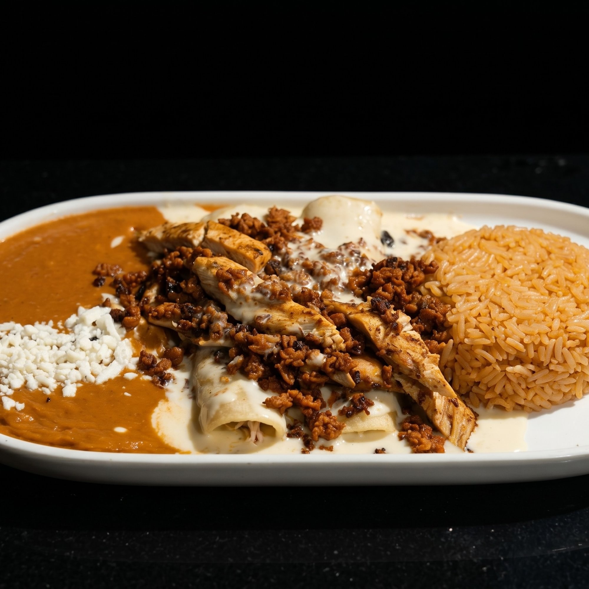 Enchiladas Chori Pollo