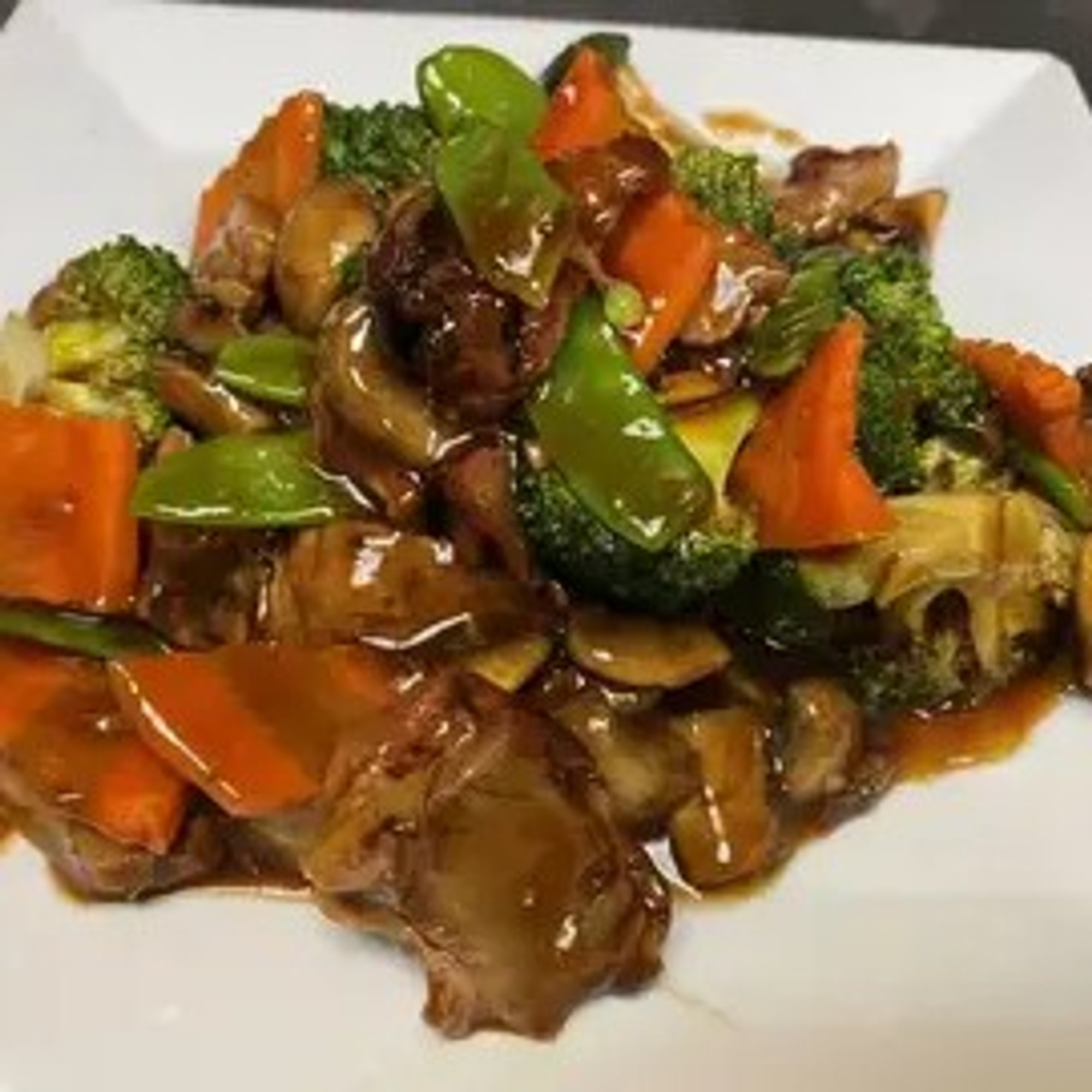 BBQ Pork with Vegetables