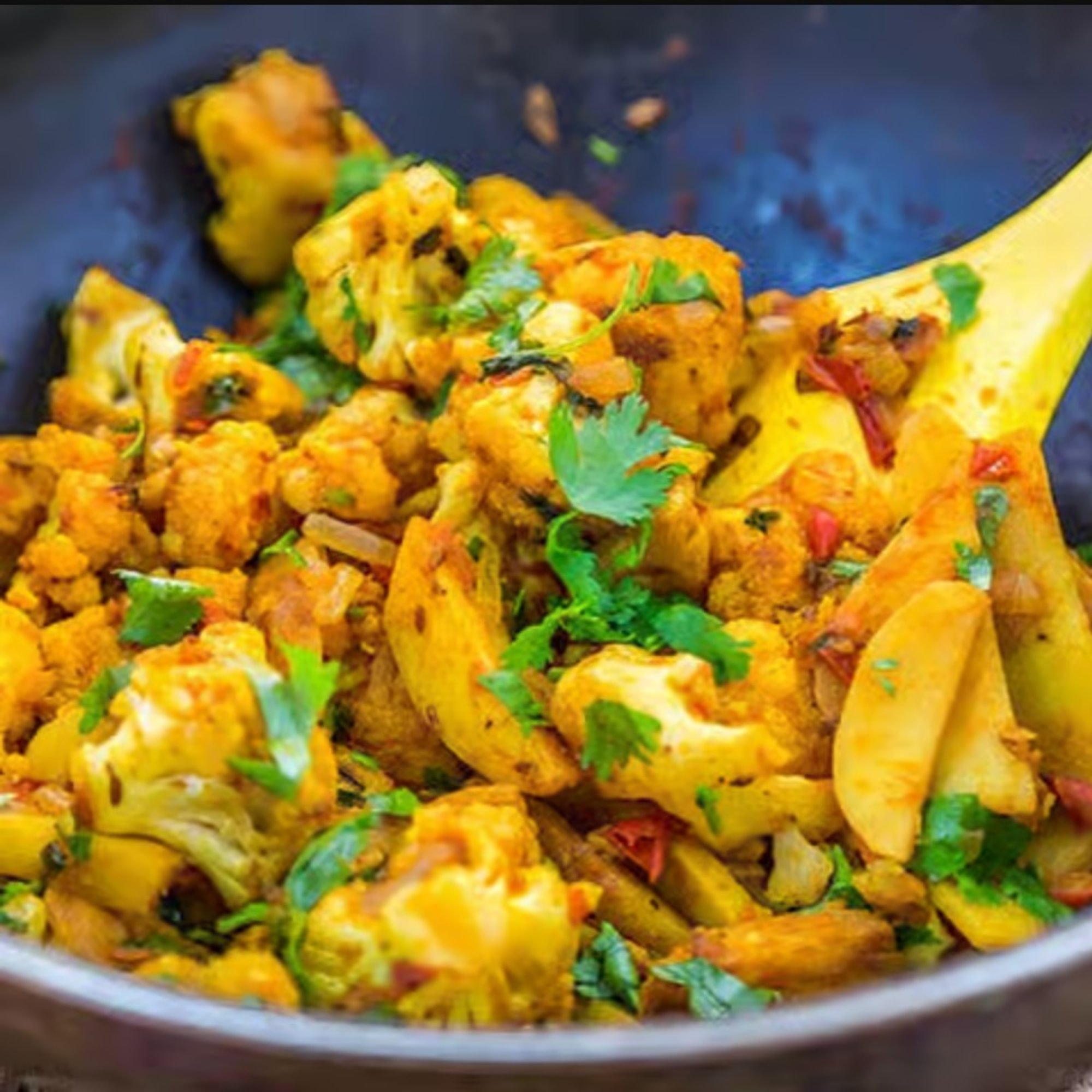 Aloo Gobi Matar Vegan