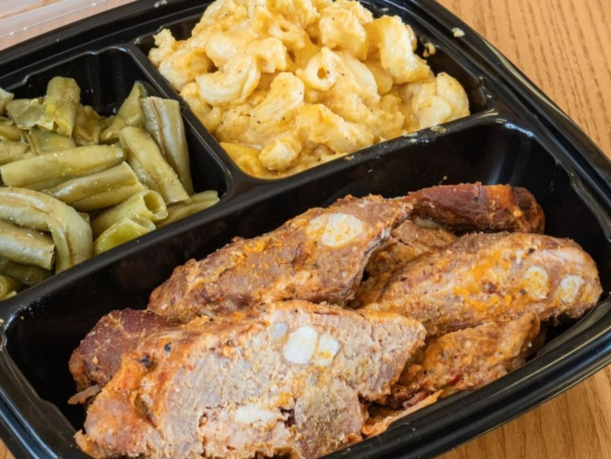 Rib Tips with Sauce on It