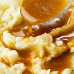 Mashed Potatoes Brown Gravy