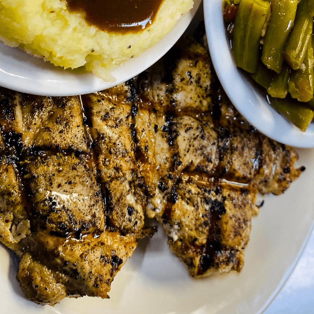 Marinated Grilled Chicken Dinner