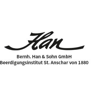Logo von Bernh. Han & Sohn GmbH   -  Beerdigungsinstitut St. Anschar von 1880