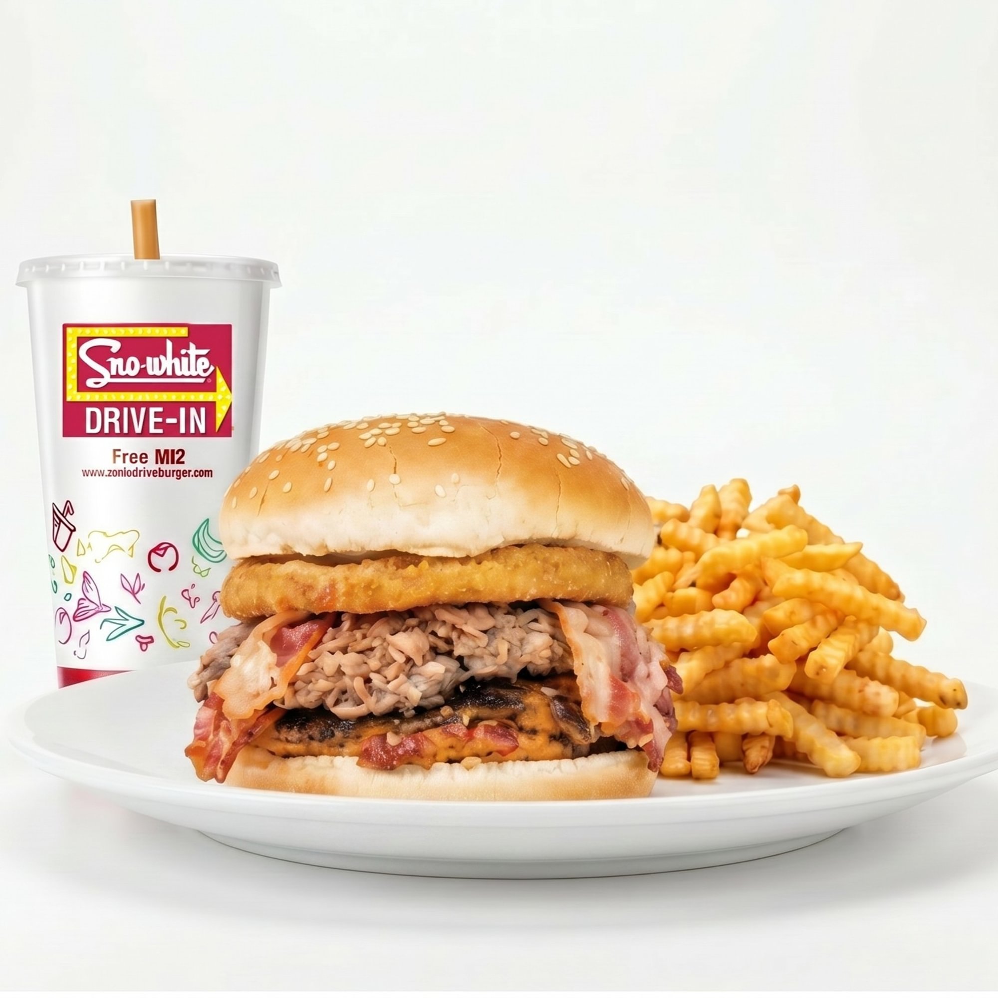 #2 Western Burger Combo