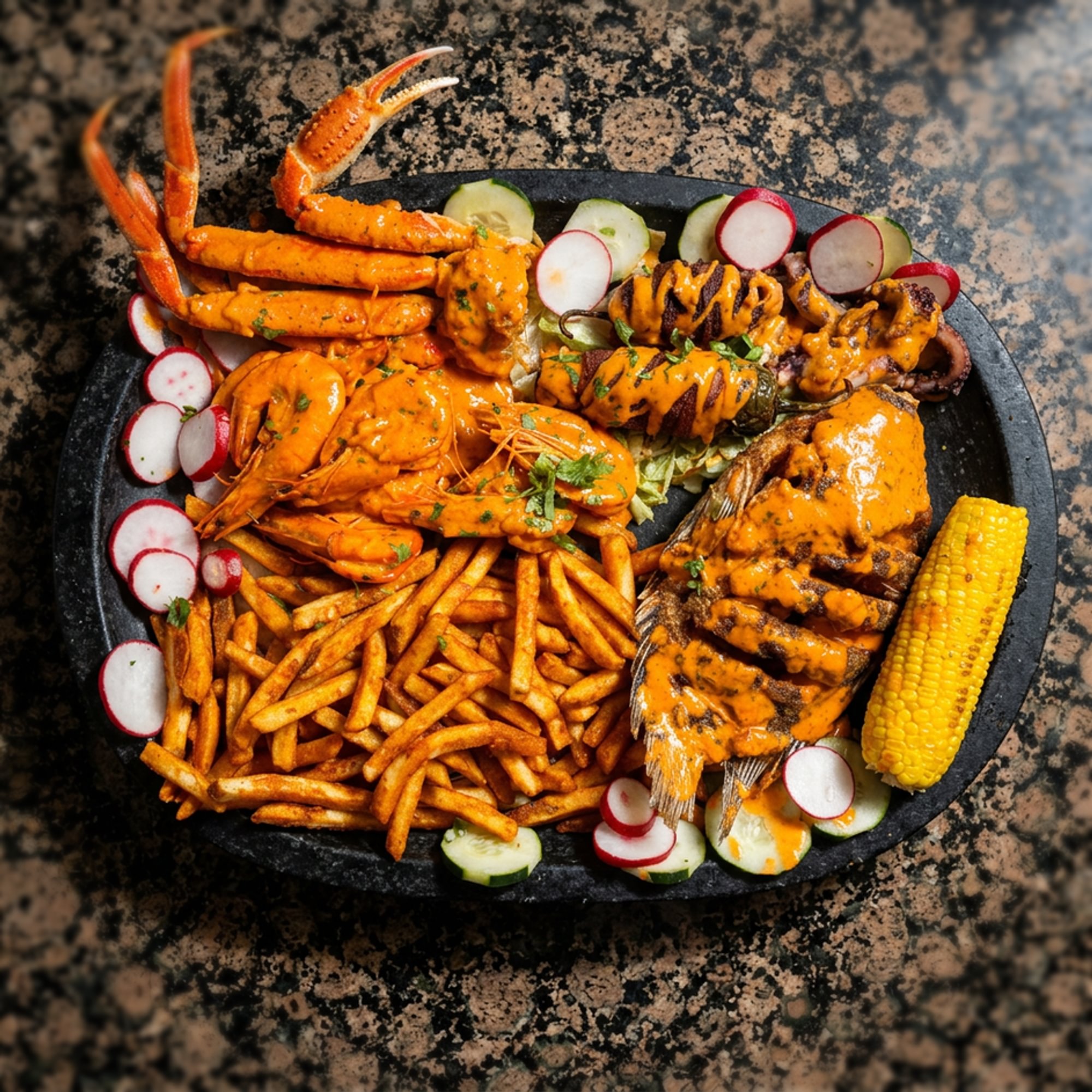 Charola de Mariscos