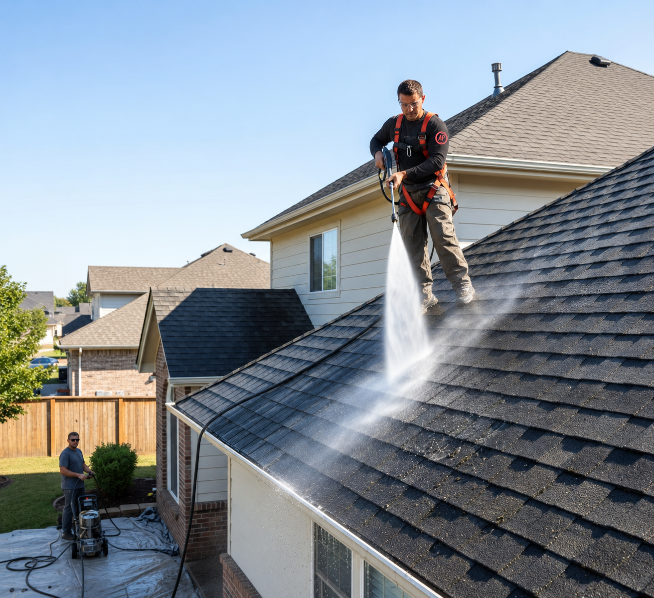 Roof Cleaning & Water-Repellent Treatment Geneva