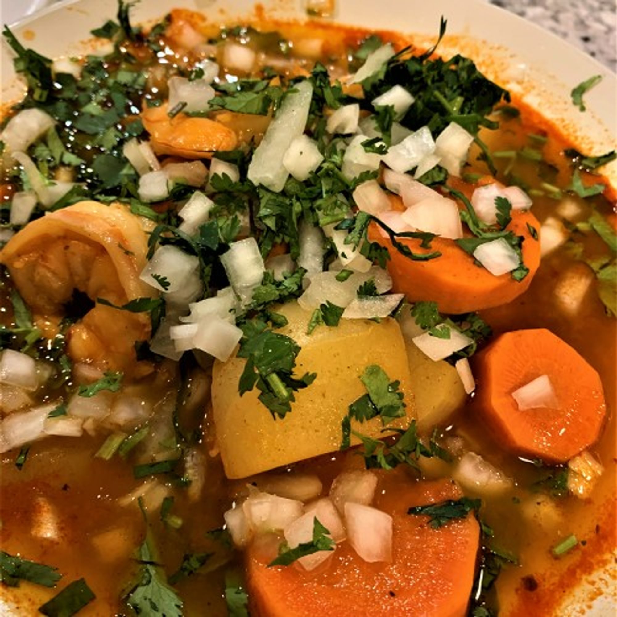 SOPA DE CAMARONES