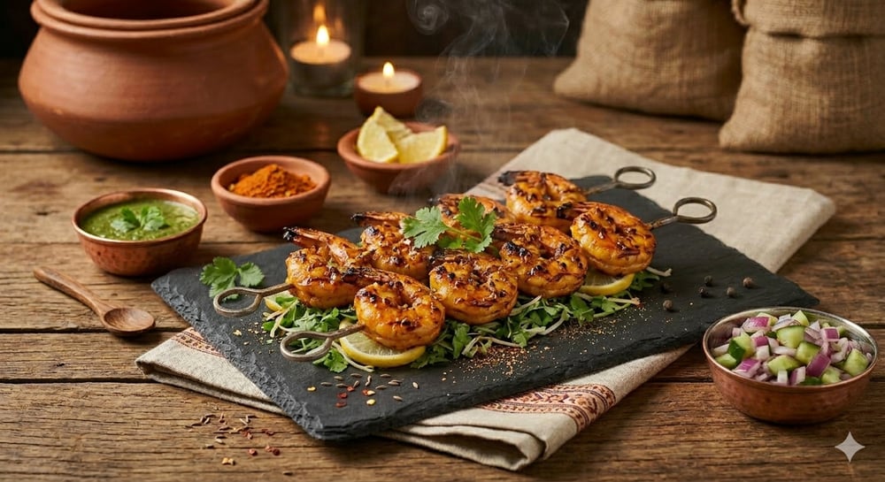 Tandoori Garlic Shrimp