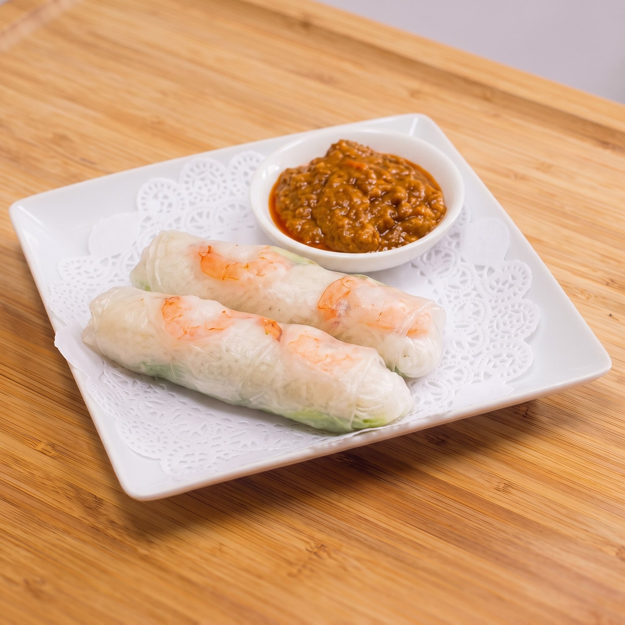 Shrimp in a Blanket เปาะเปี๊ยะสด