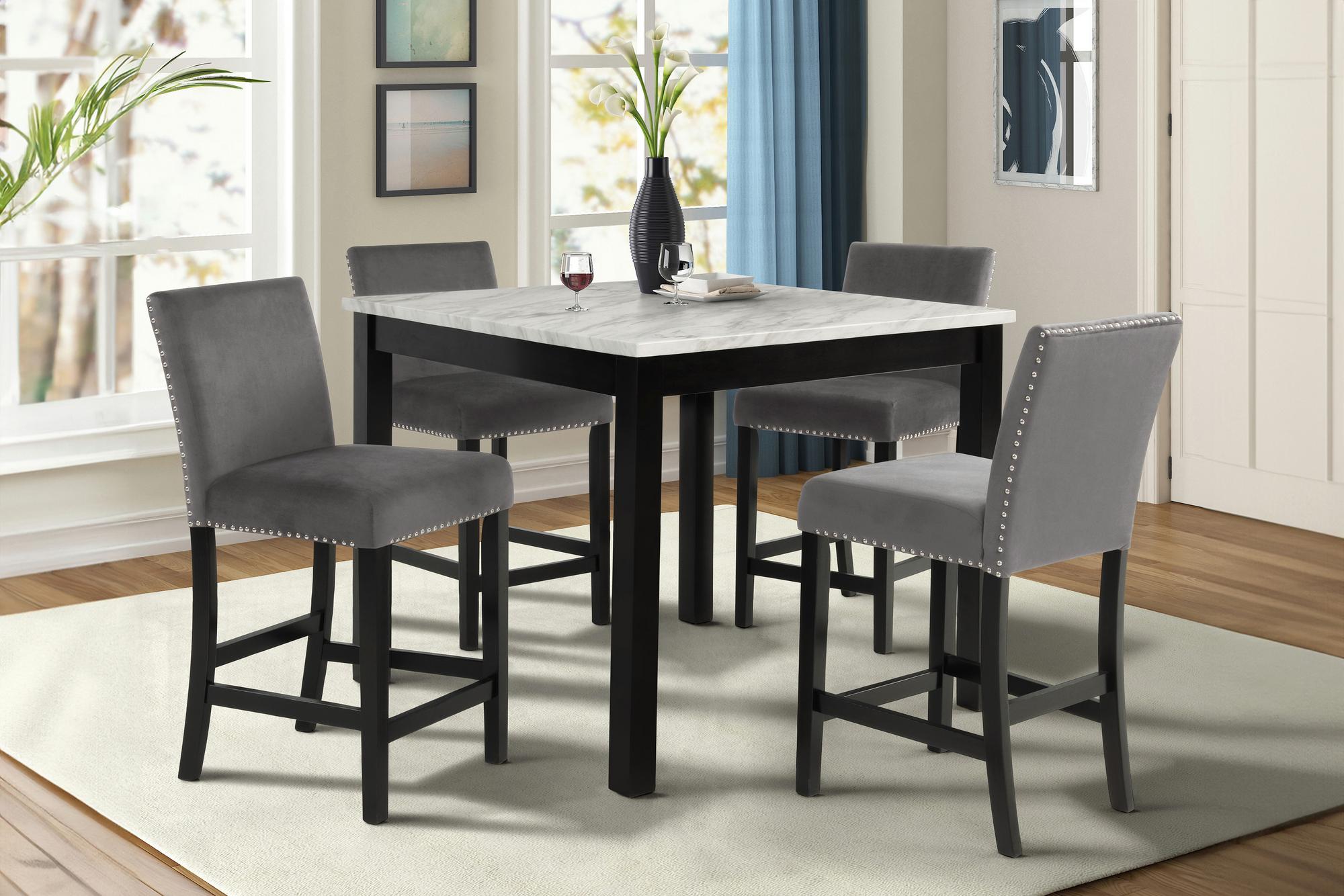 5-Piece Celeste Dining Set - Gray