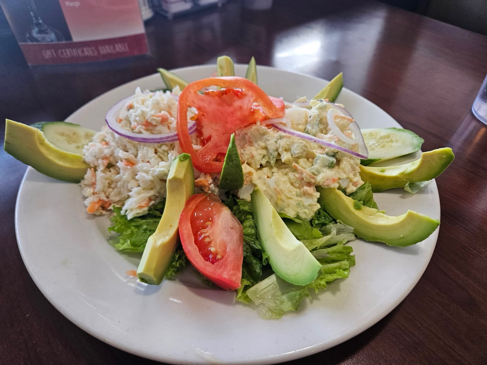 Avocado Vegetable Platter
