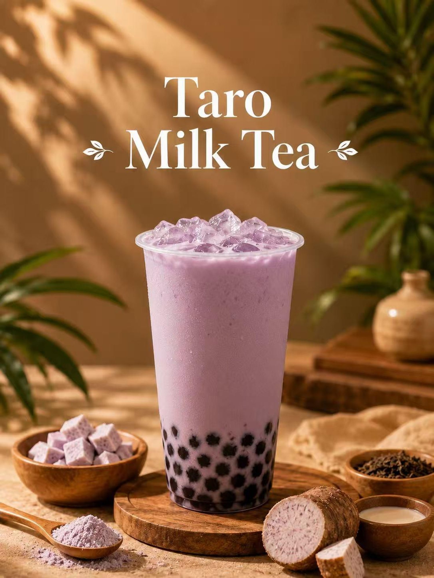 Taro Boba Milk Tea