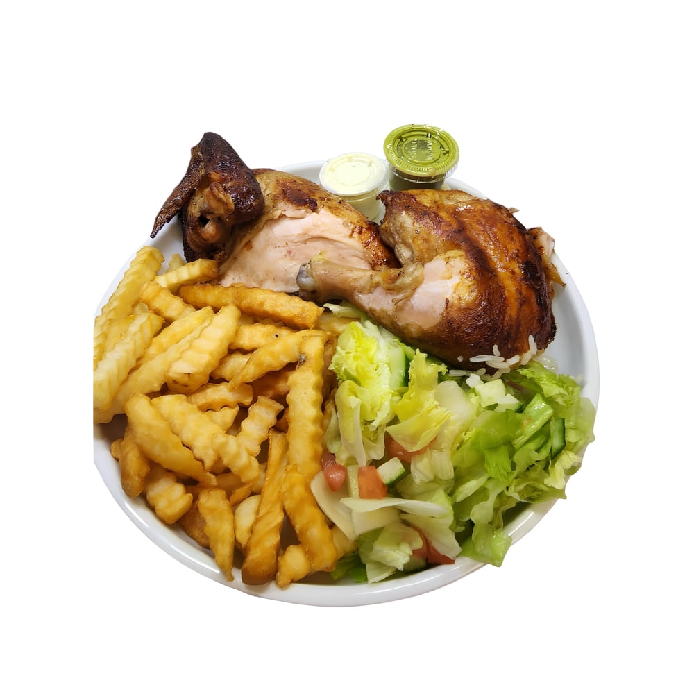 1/2 CHICKEN + 2 SIDES (🍗🔥)