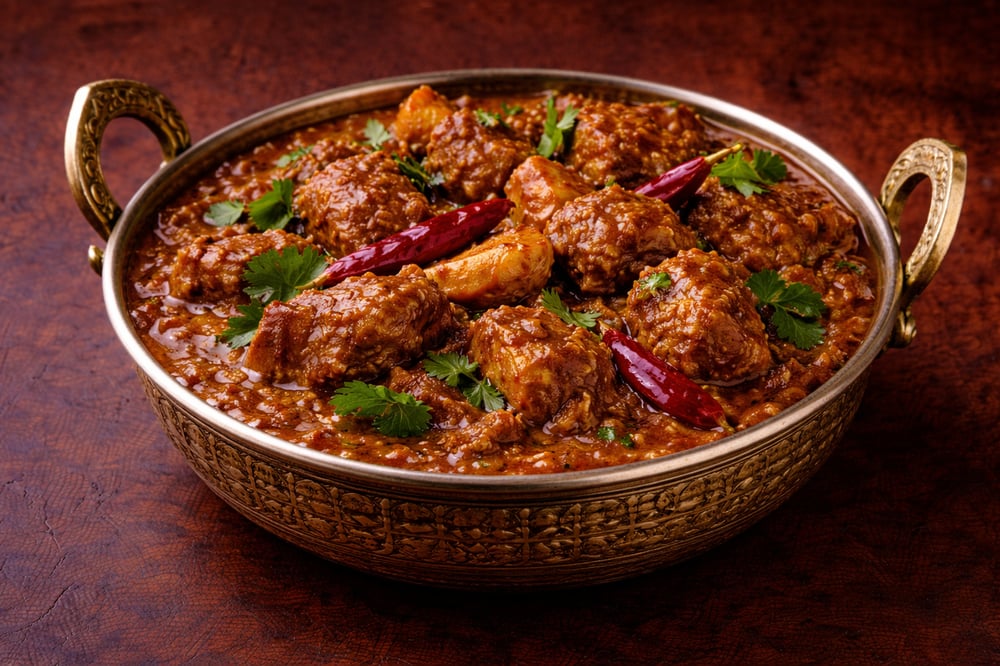 Chettinadu Mutton Masala (Bone-In)