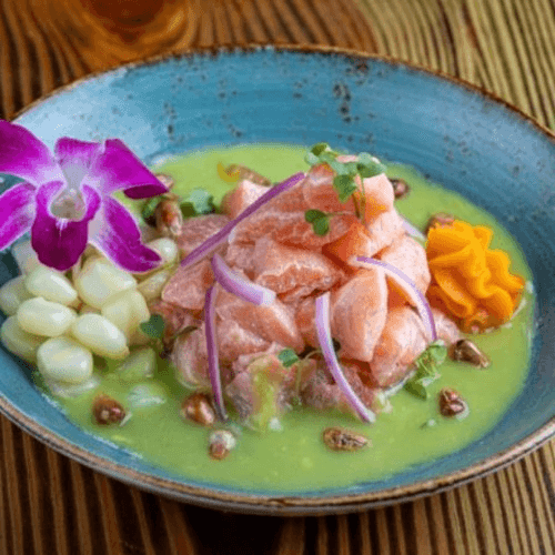 Ceviche Salmon Apaltado