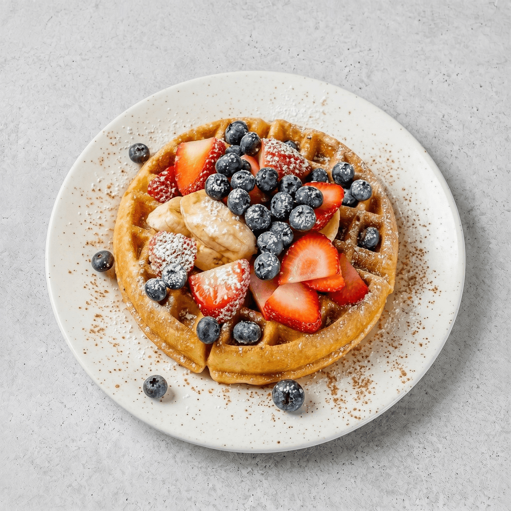 Waffle with Fruit
