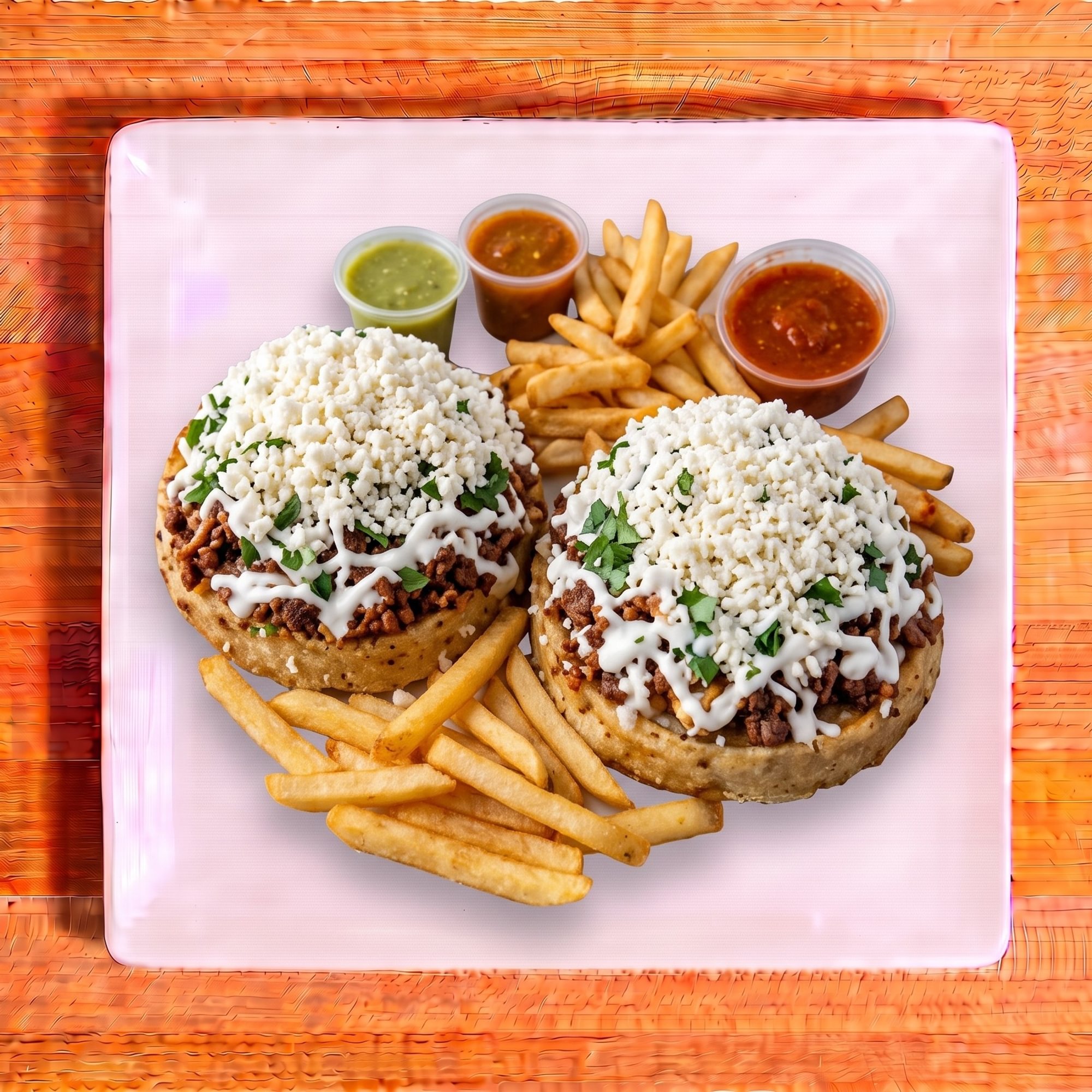 Combo Sopes + Papas + Bebida