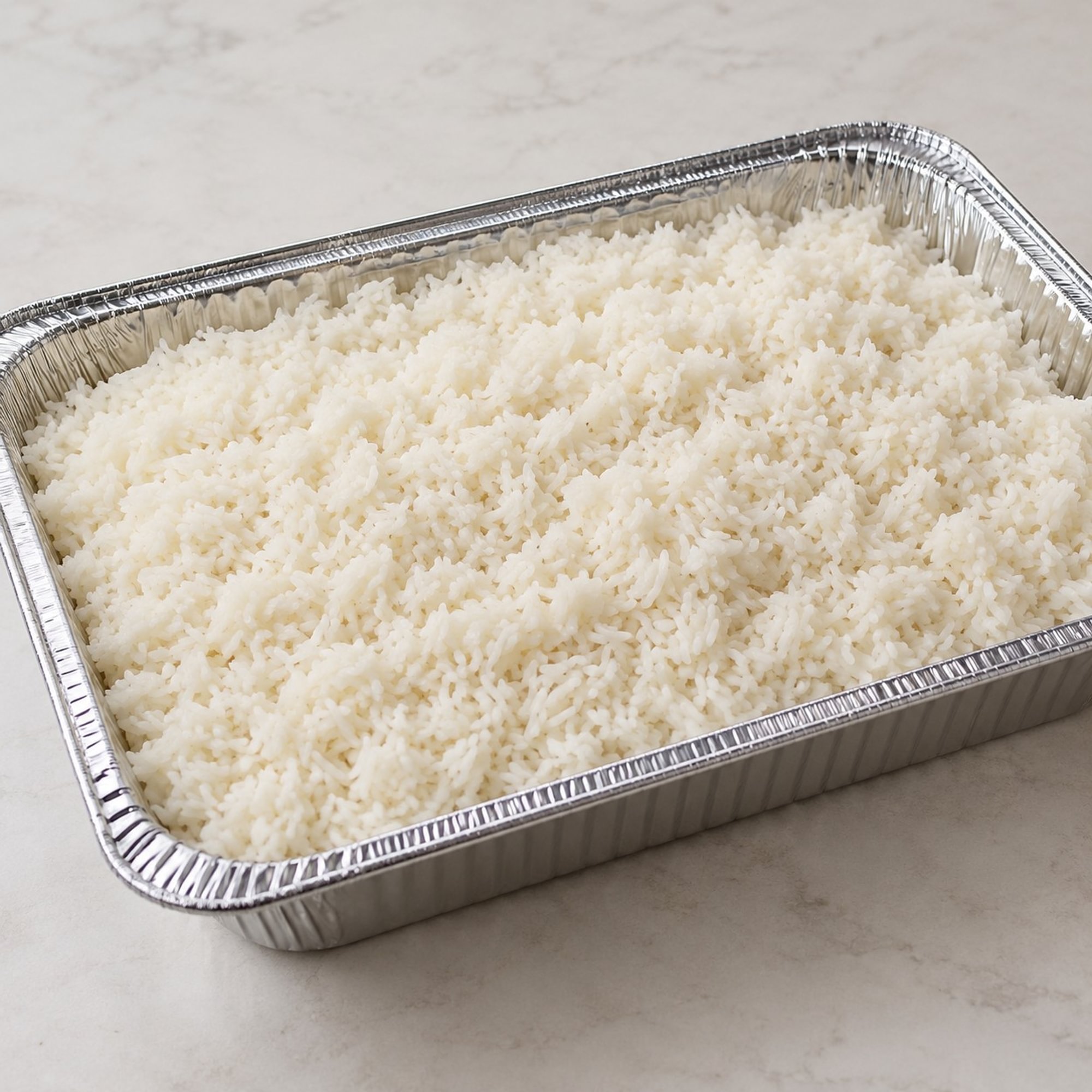 White Rice — Catering Side Tray