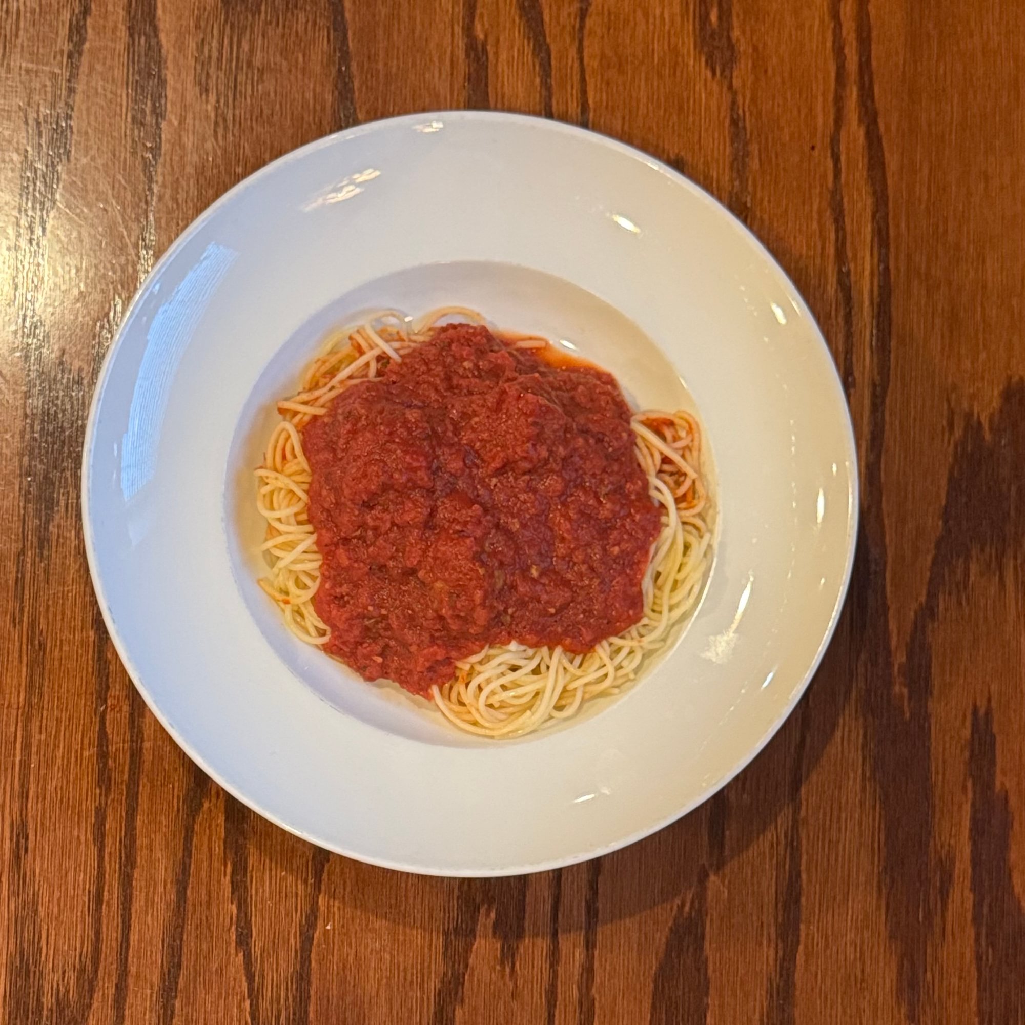 Spaghetti with Meatballs or Meat Sauce