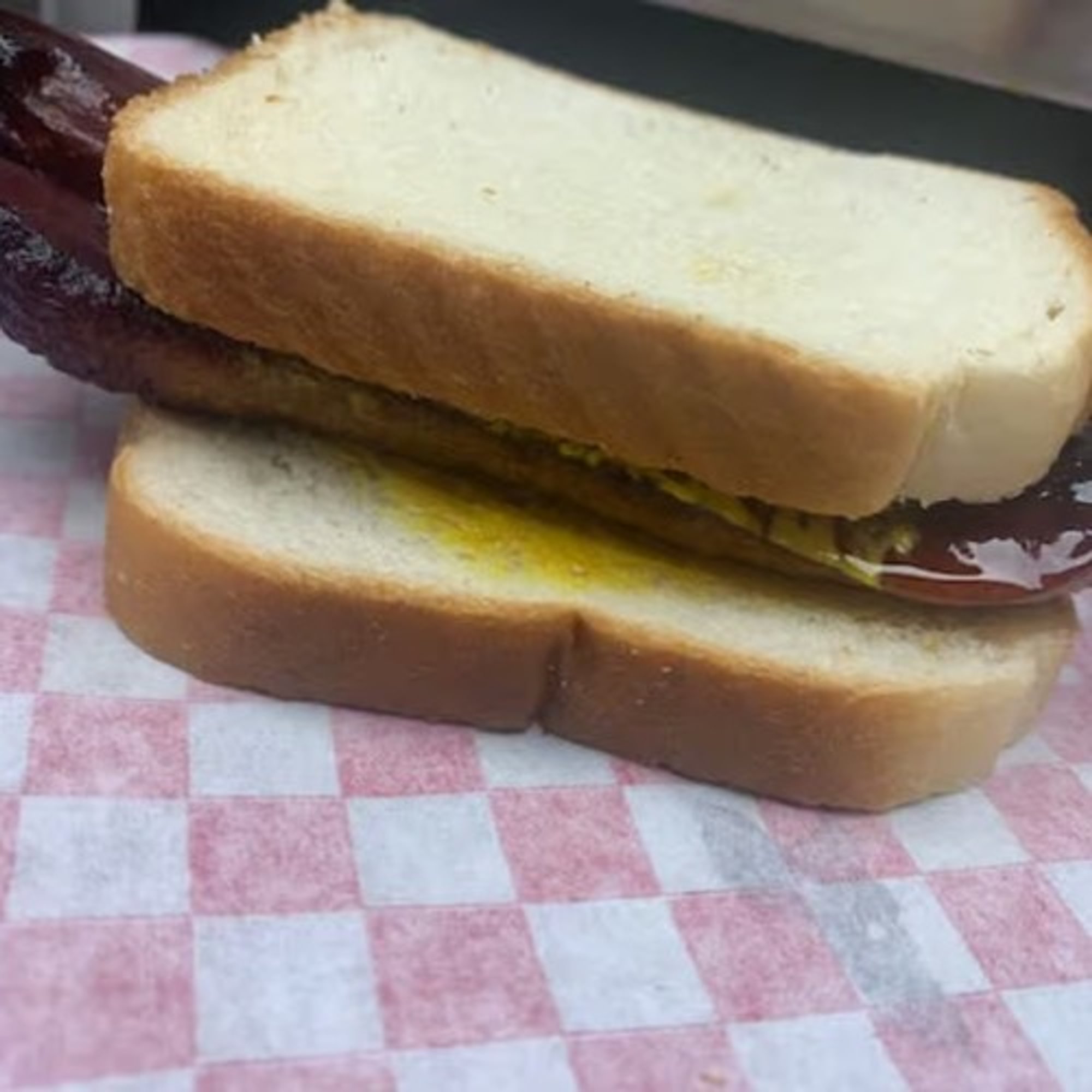 Smoke Sausage Sandwich