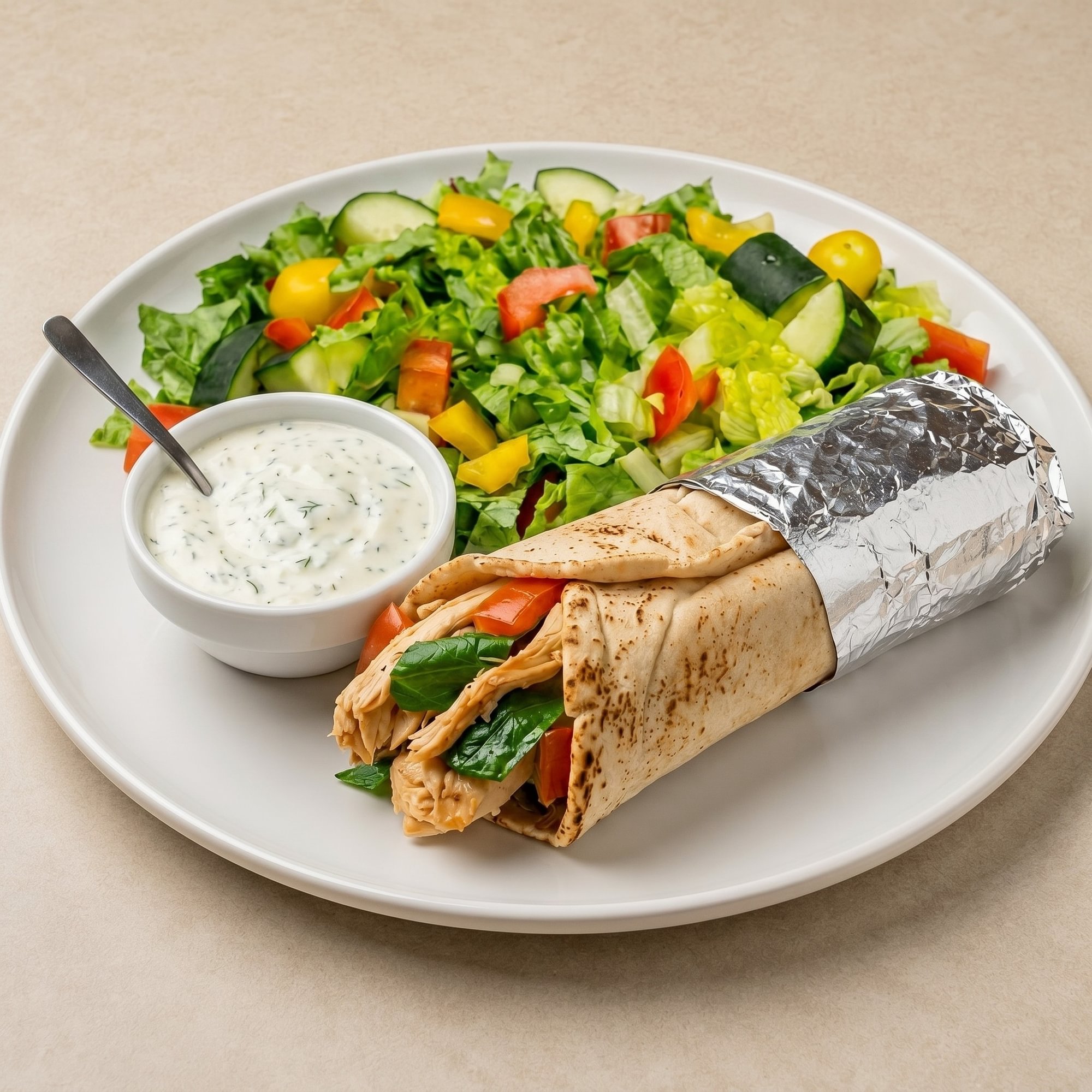 Beef Lula Kabob Wrap