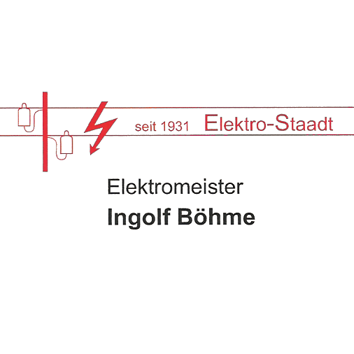 Logo von Elektro Staadt Inh. Elektromeister Ingolf Böhme