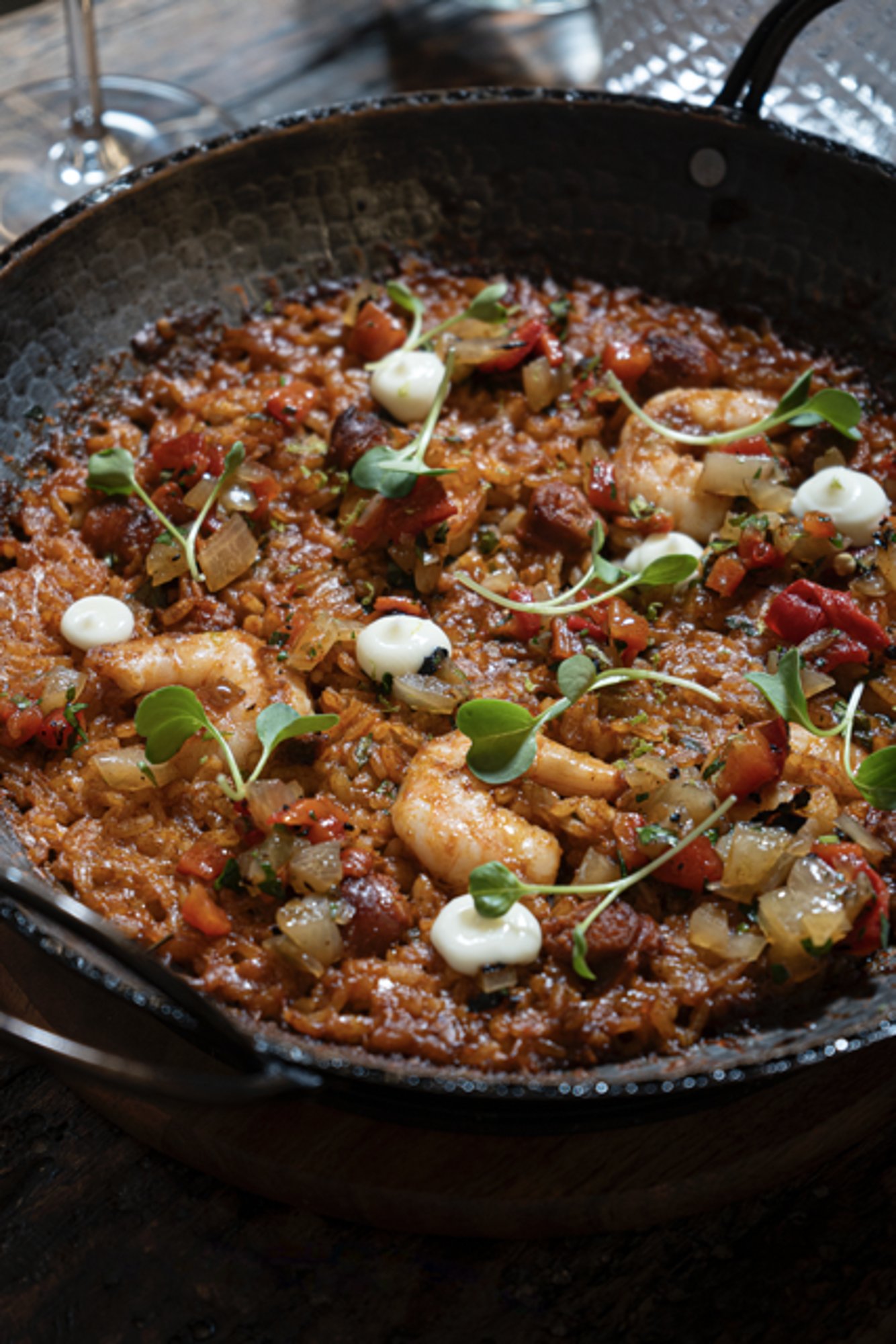 Paella Shrimp & Chistorras Special