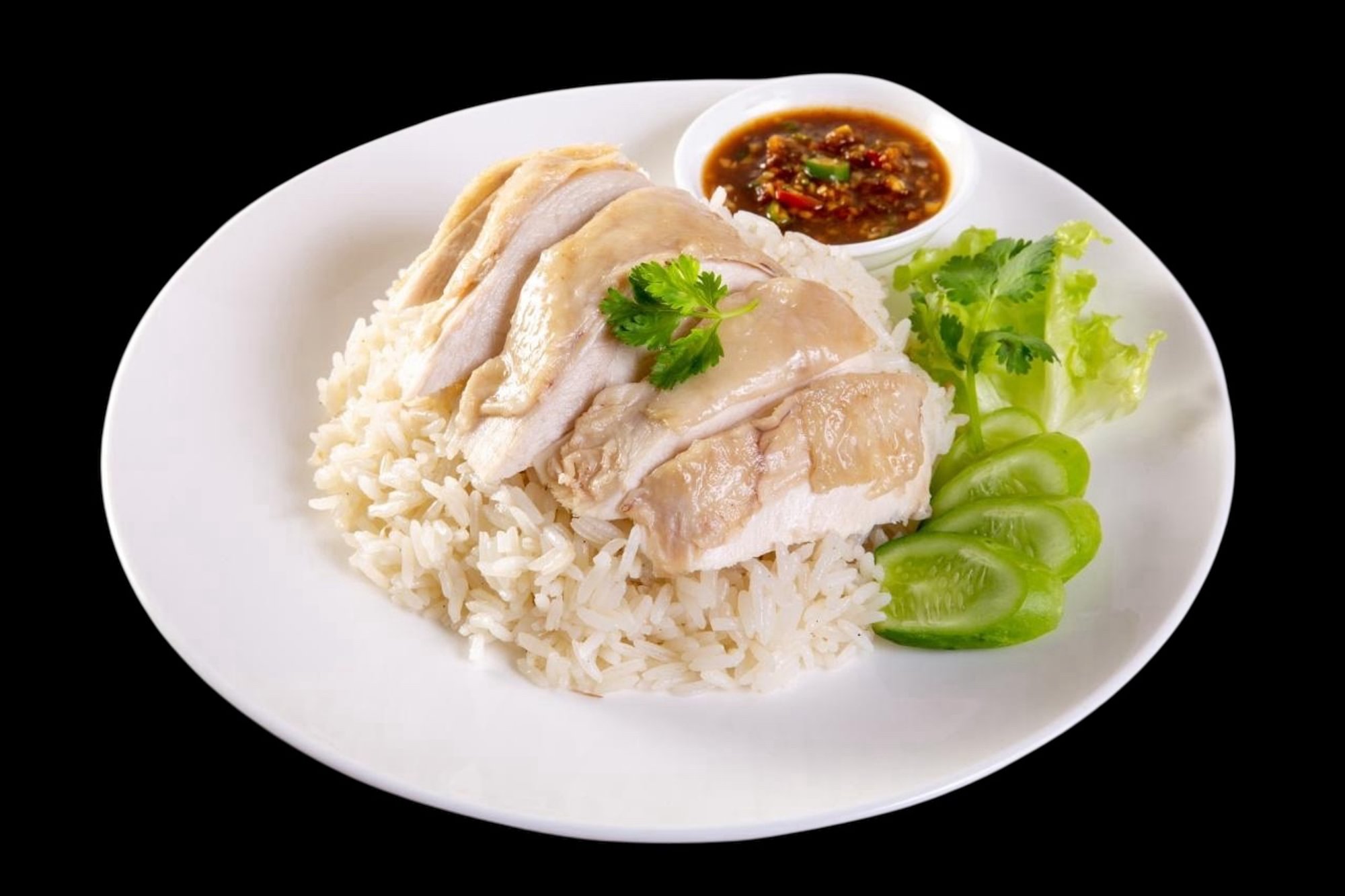 Khao Man Gai (Hainanese Chicken)