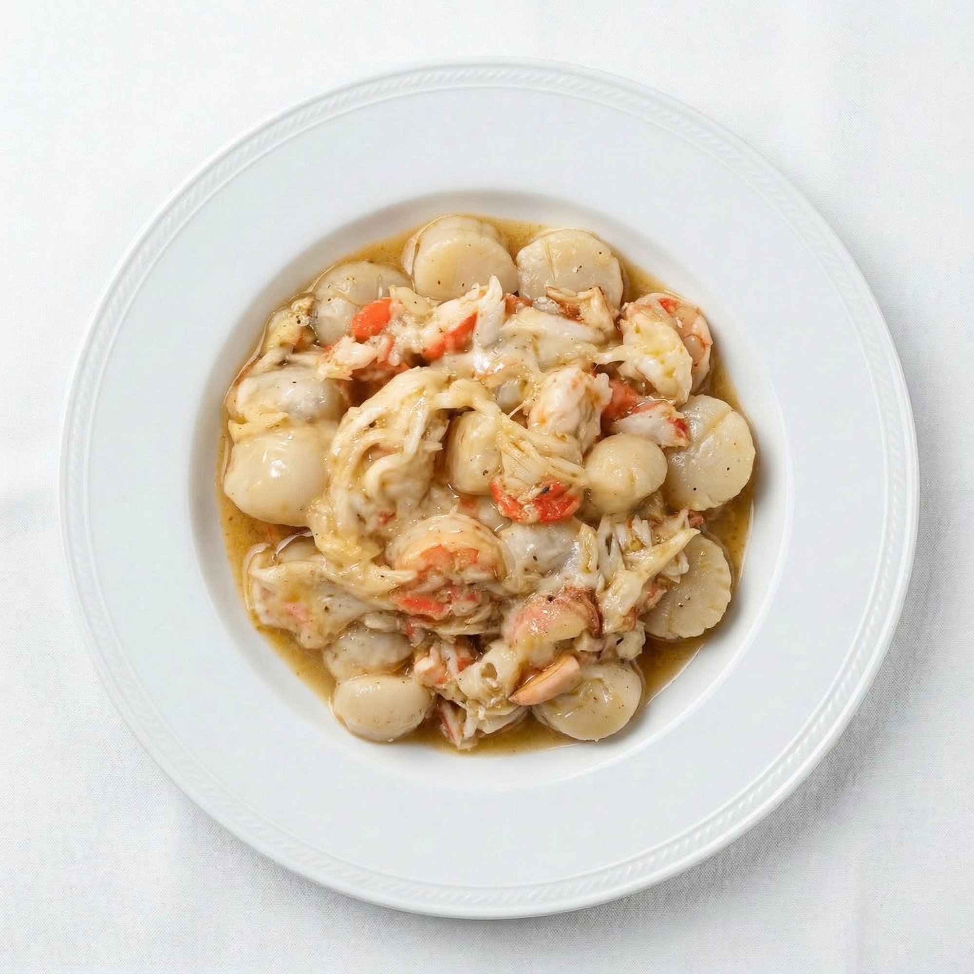 Mariscos en Salsa De Mantequilla