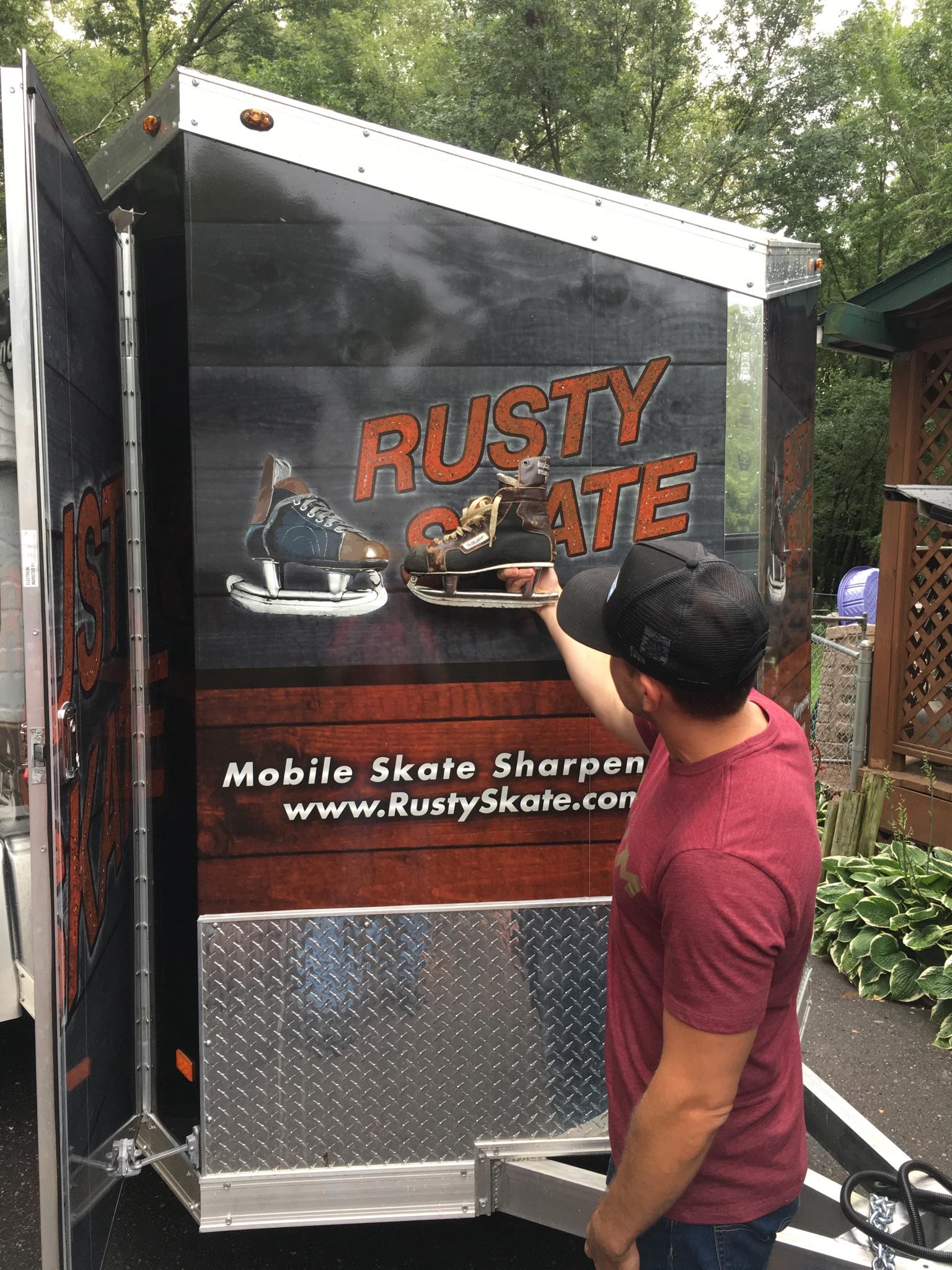 Rusty Skate - Mobile Skate Sharpening Photo