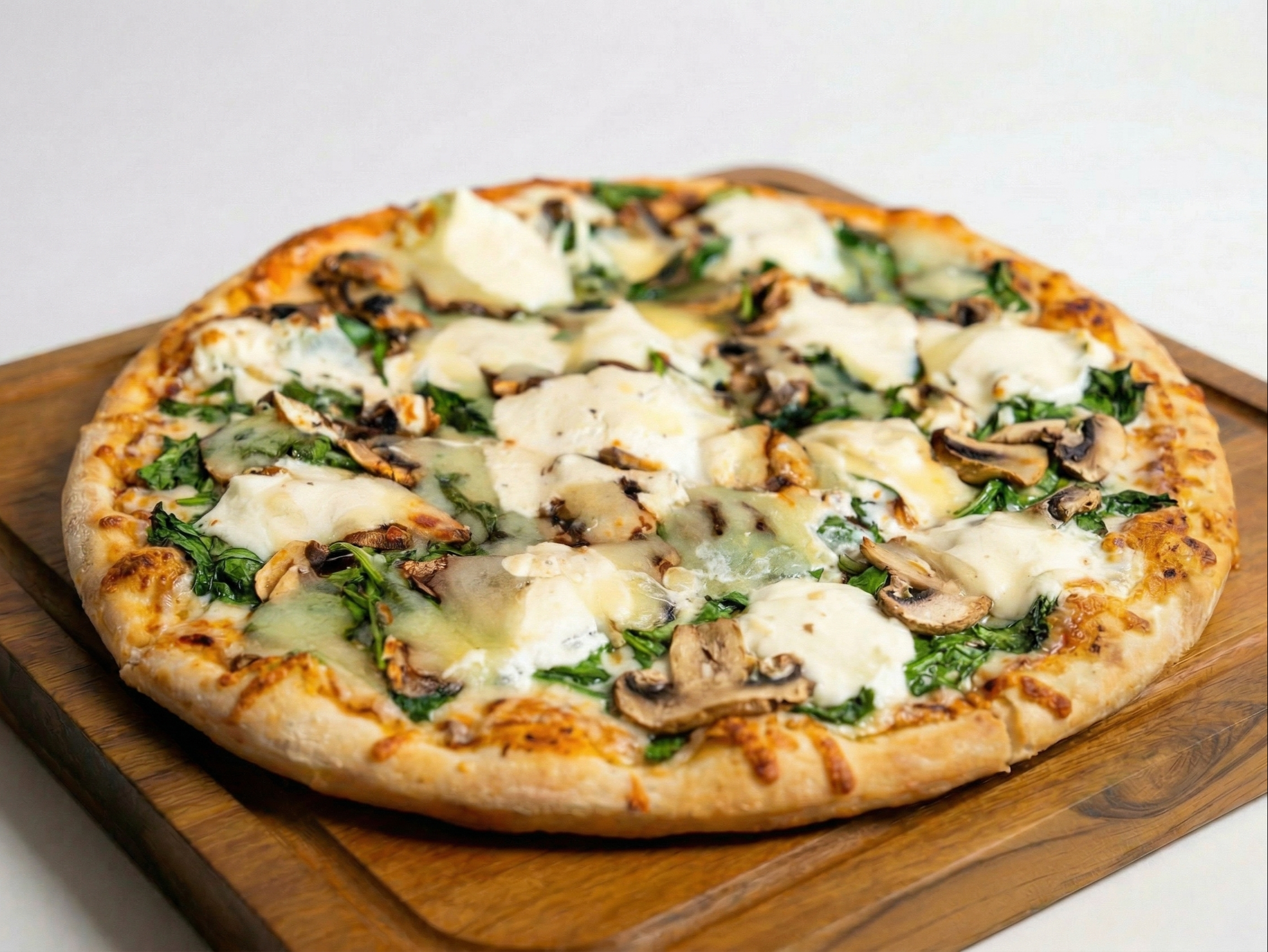 Stuffed Spinach Pizza