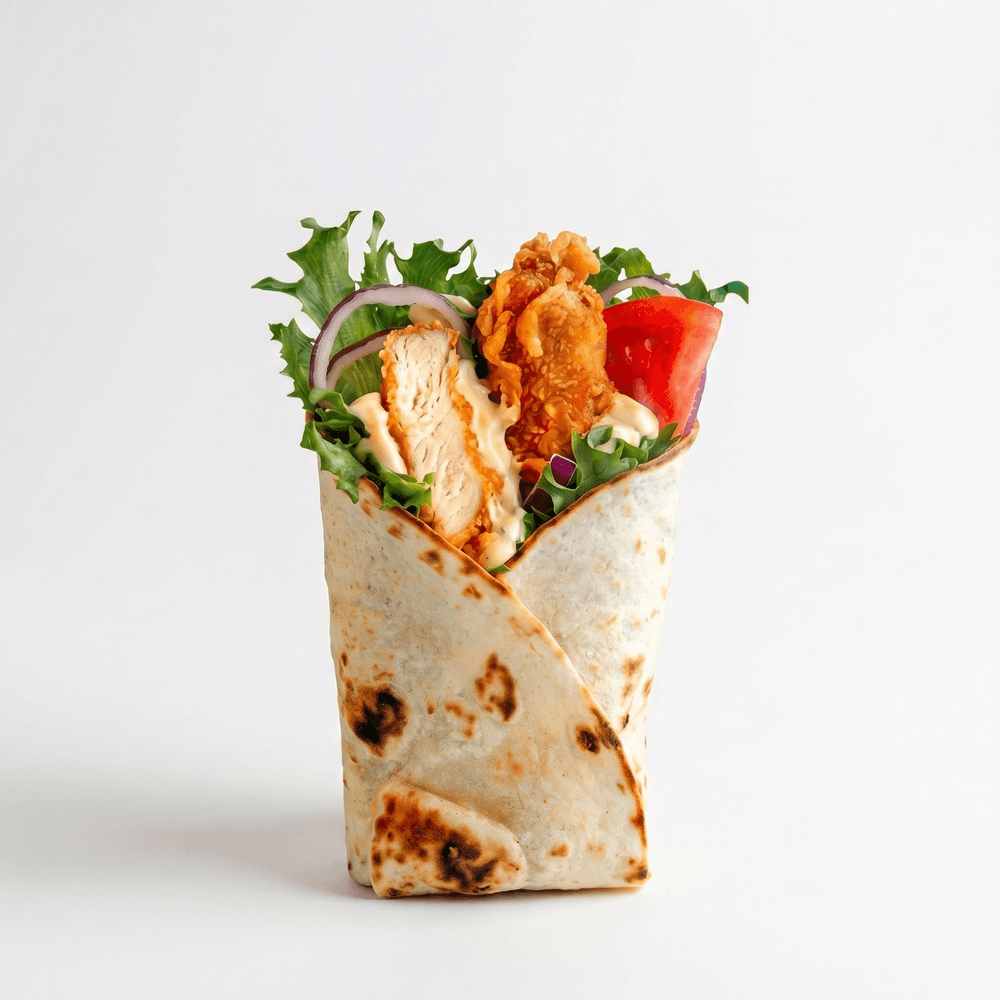 Chicken Tikka Naan Wrap