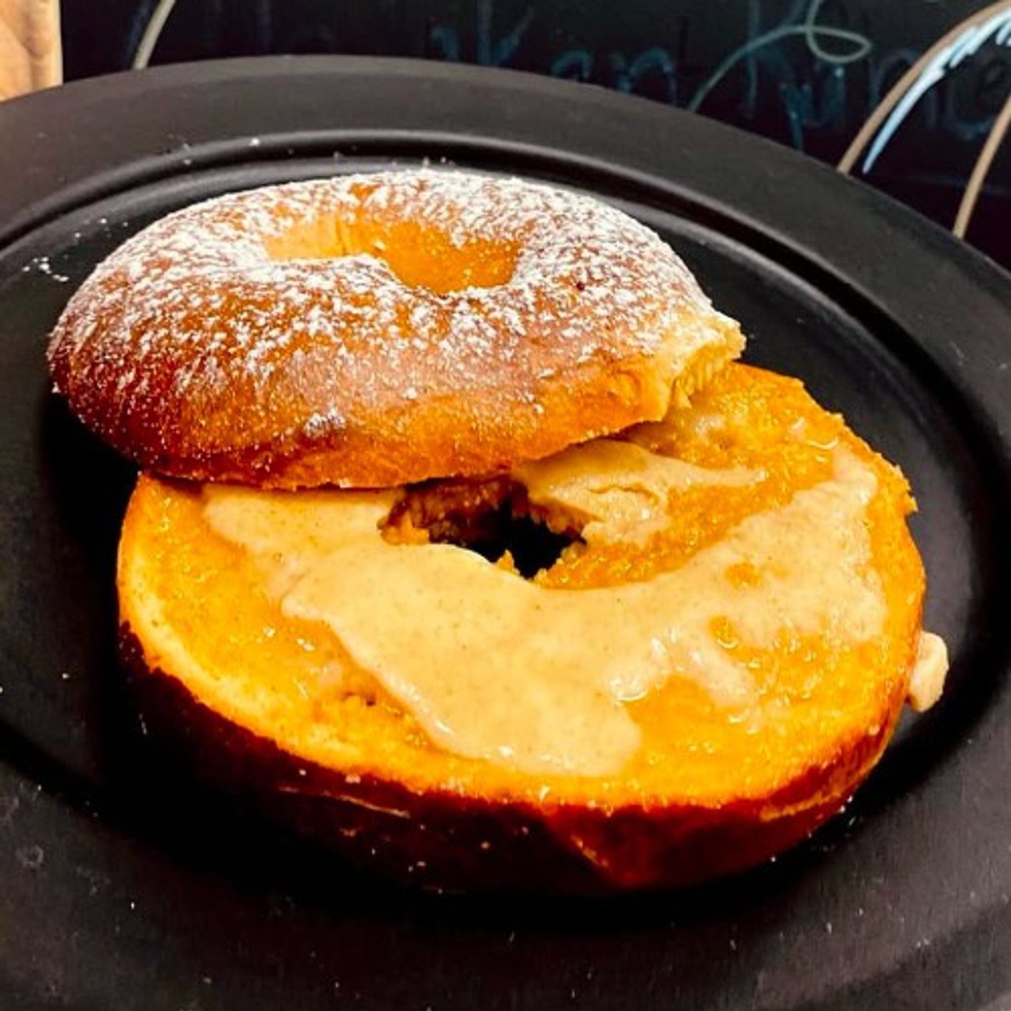 Bagel with Butter Spreads