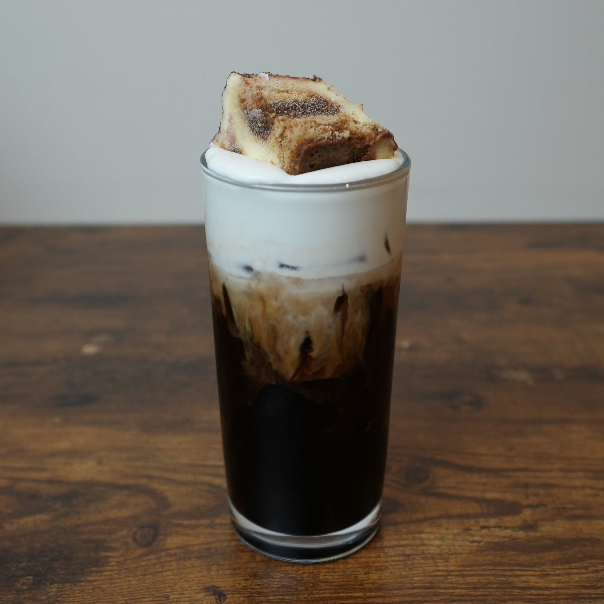 Thai Iced Coffee + Tiramisu Cloud