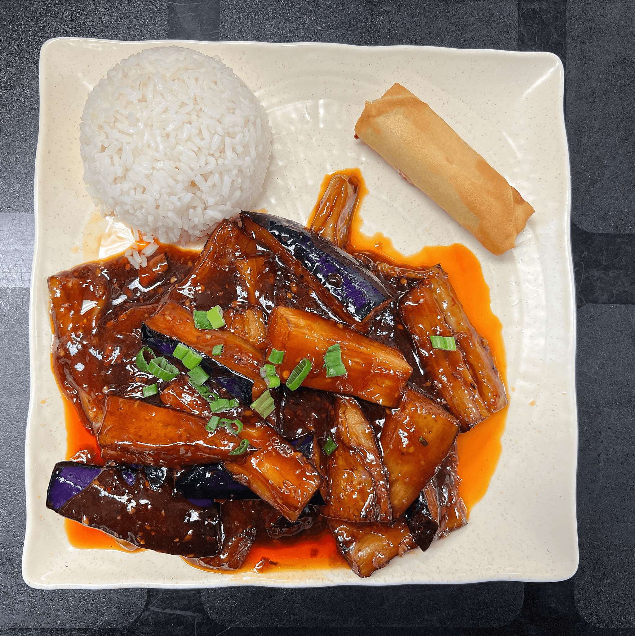 Eggplant with Garlic Sauce 鱼香茄子 Lunch Special