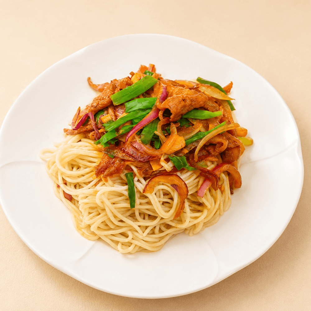 Chengdu Style Stir-Fried Noodles / 成都炝锅面