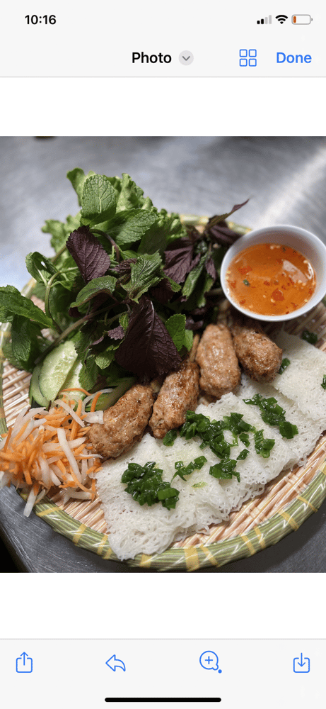 Sugar Cane Shrimp- Banh Hoi Chao Tom
