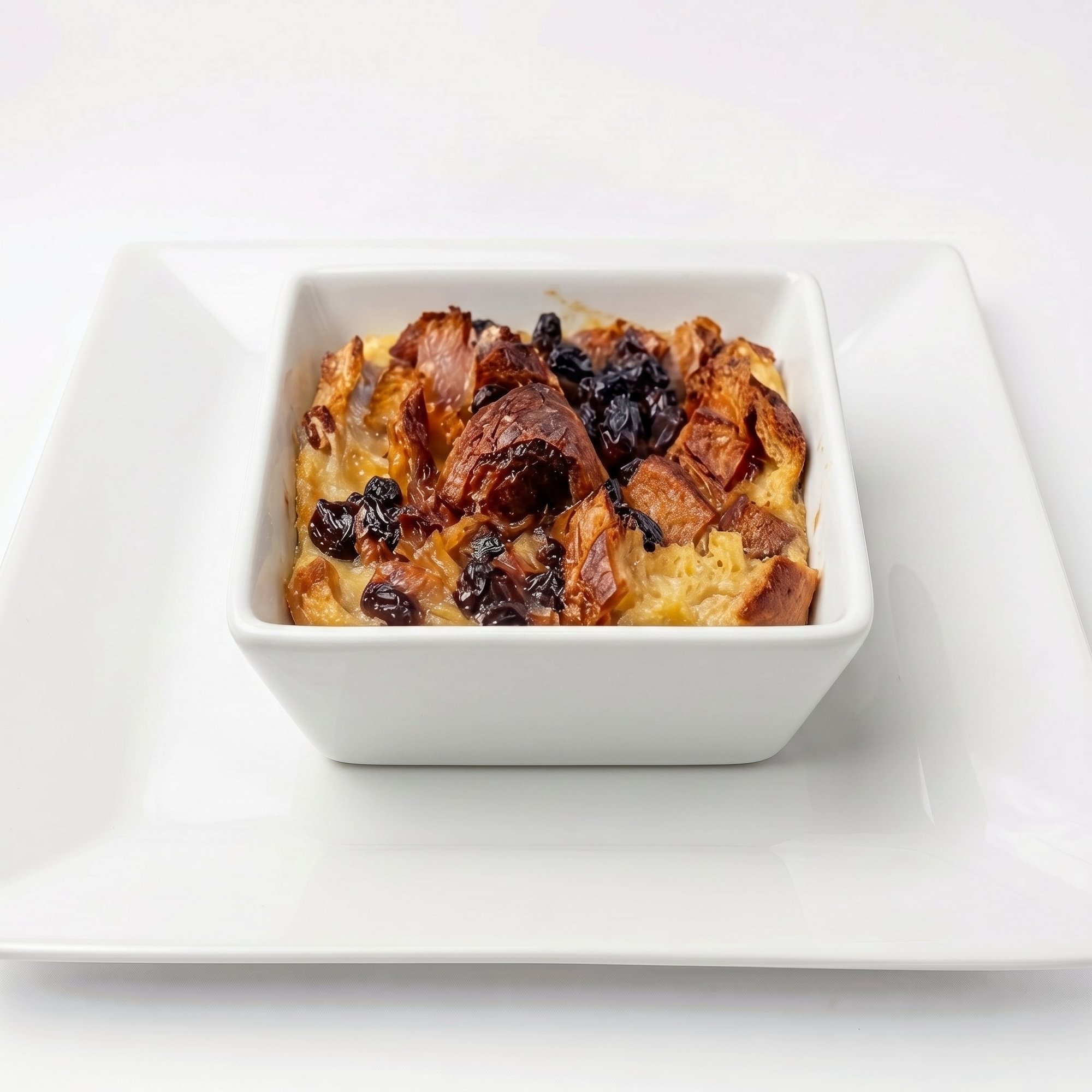 Chocolate Croissant Bread Pudding