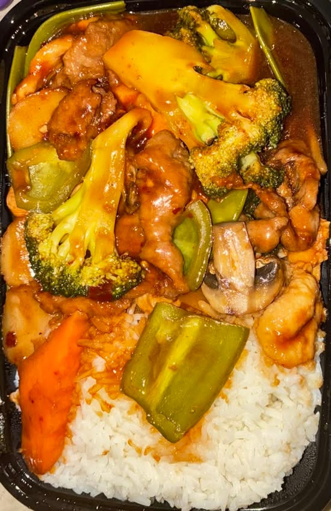Dinner Szechuan Chicken Combination Platter