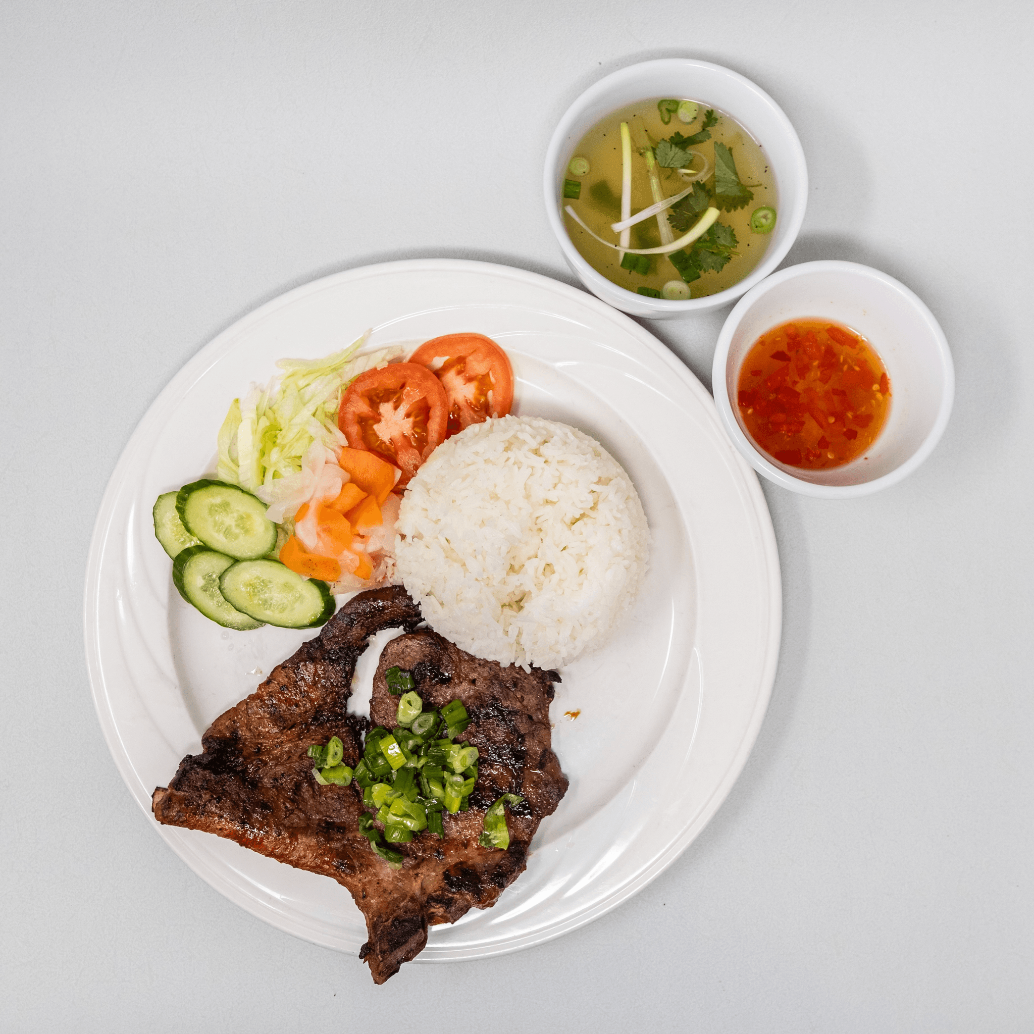 Grilled Pork Chop / Cơm Sườn Nướng