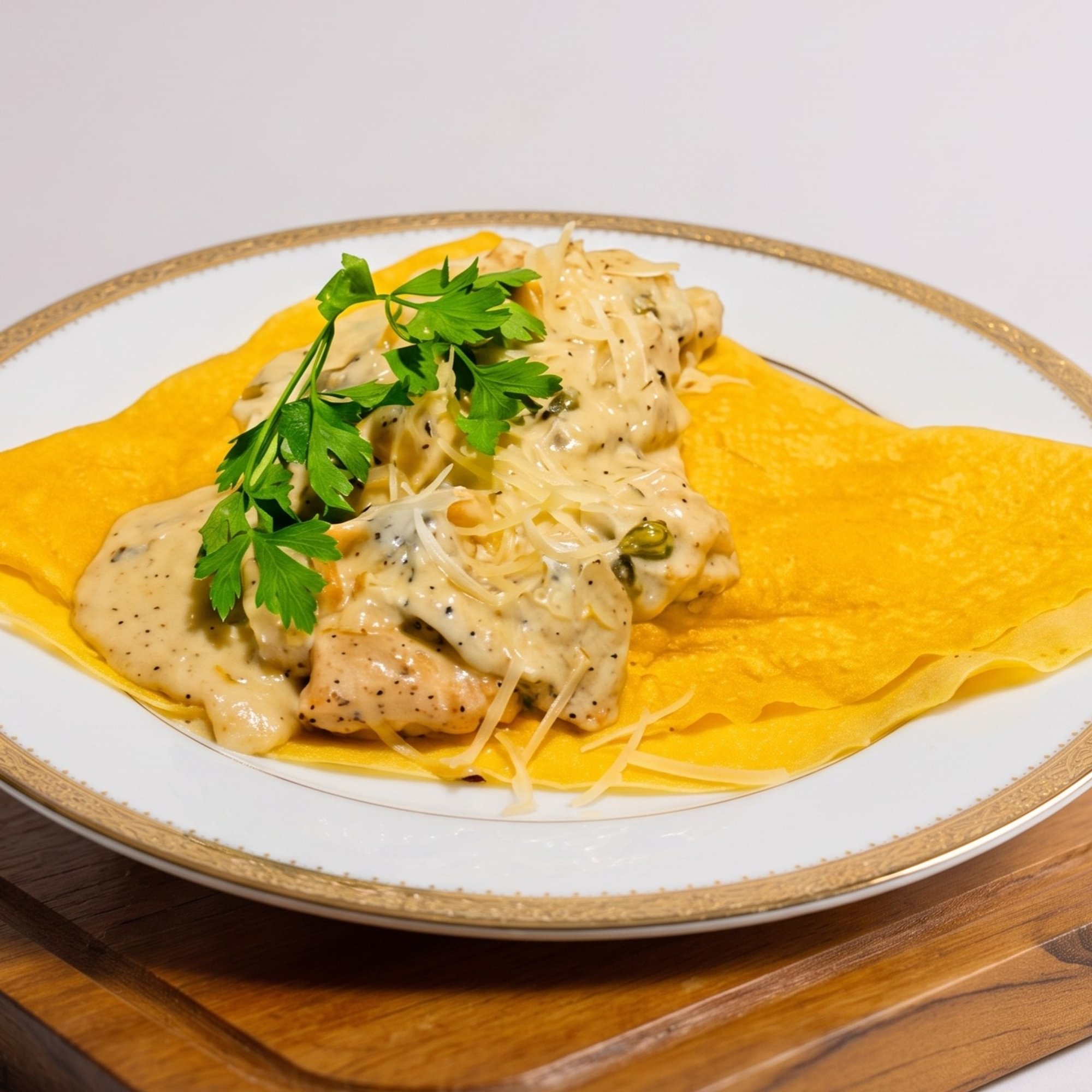 Olympia Salmon Crepe