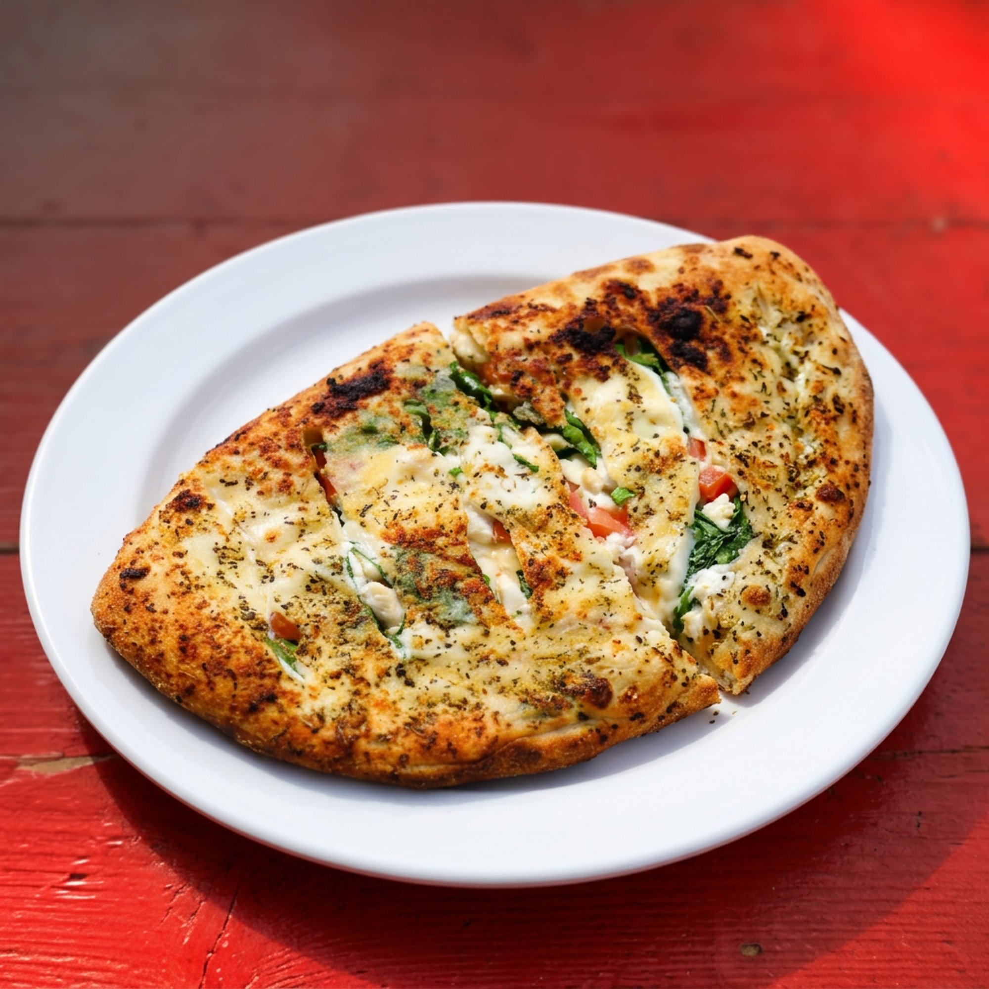 Chicken Spinach Calzone