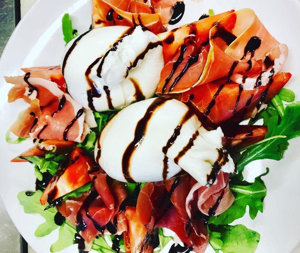 Prosciutto & Fresh Mozzarella Cheese