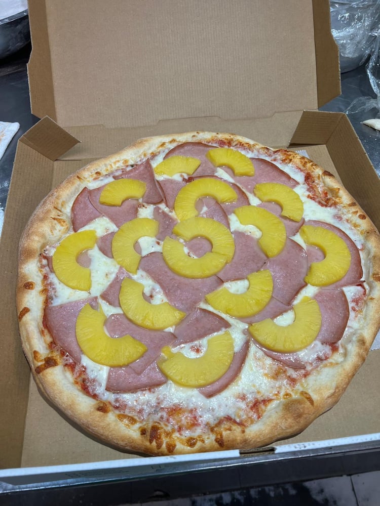 12" Gluten Free 5. Hawaiian Ham & Pineapple