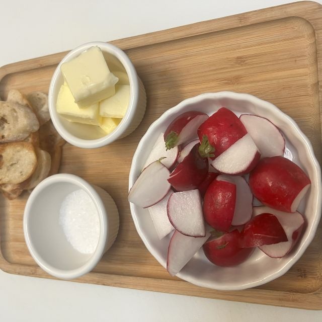 Radishes with Butter and Salt