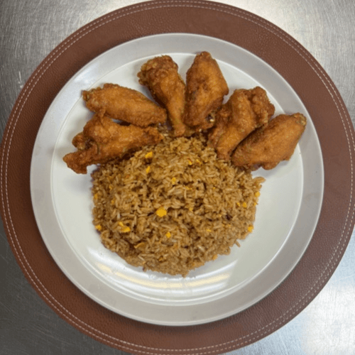 6 Wings - Fried Rice