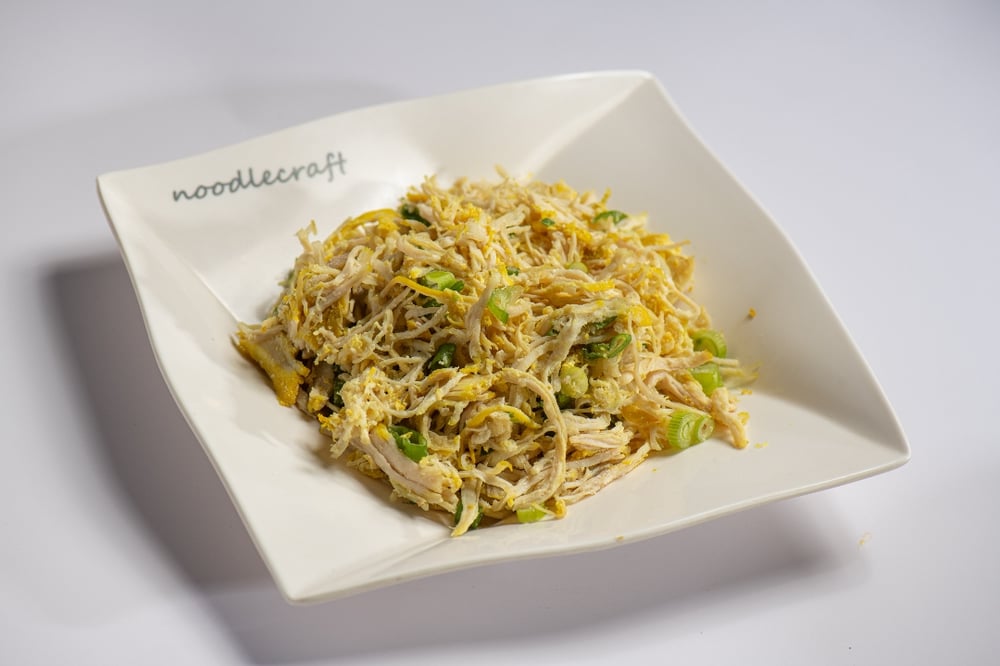 A-5 Cantonese Ginger Scallion Shredded Chicken (姜葱手撕鸡) - Cold Dish
