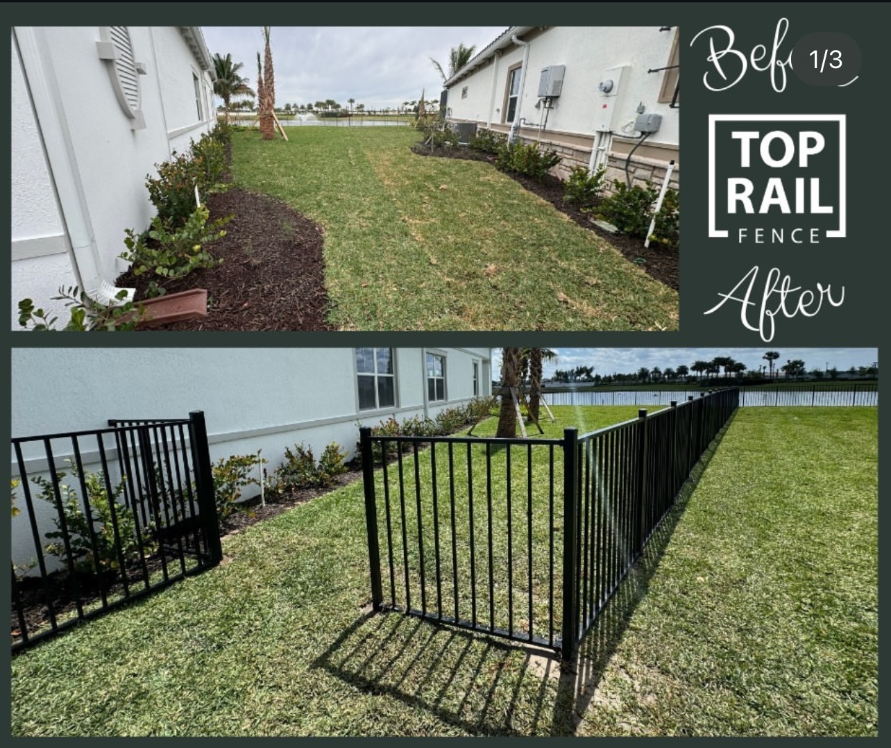 Top Rail Fence Pompano Beach Image