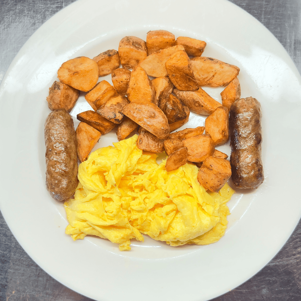 Maple Sausage Links & Eggs